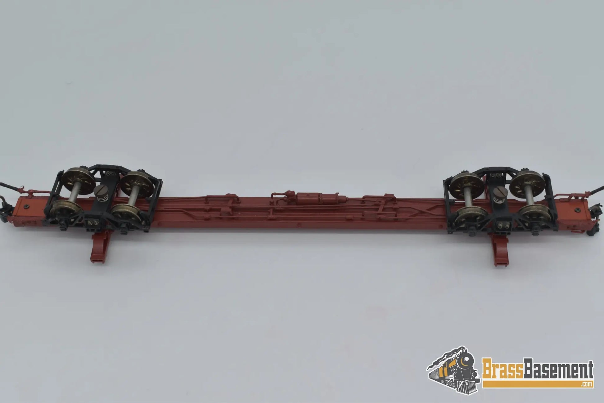 On3 Brass - Bts Skeleton Log Car Type 1 F/P Brown Freight