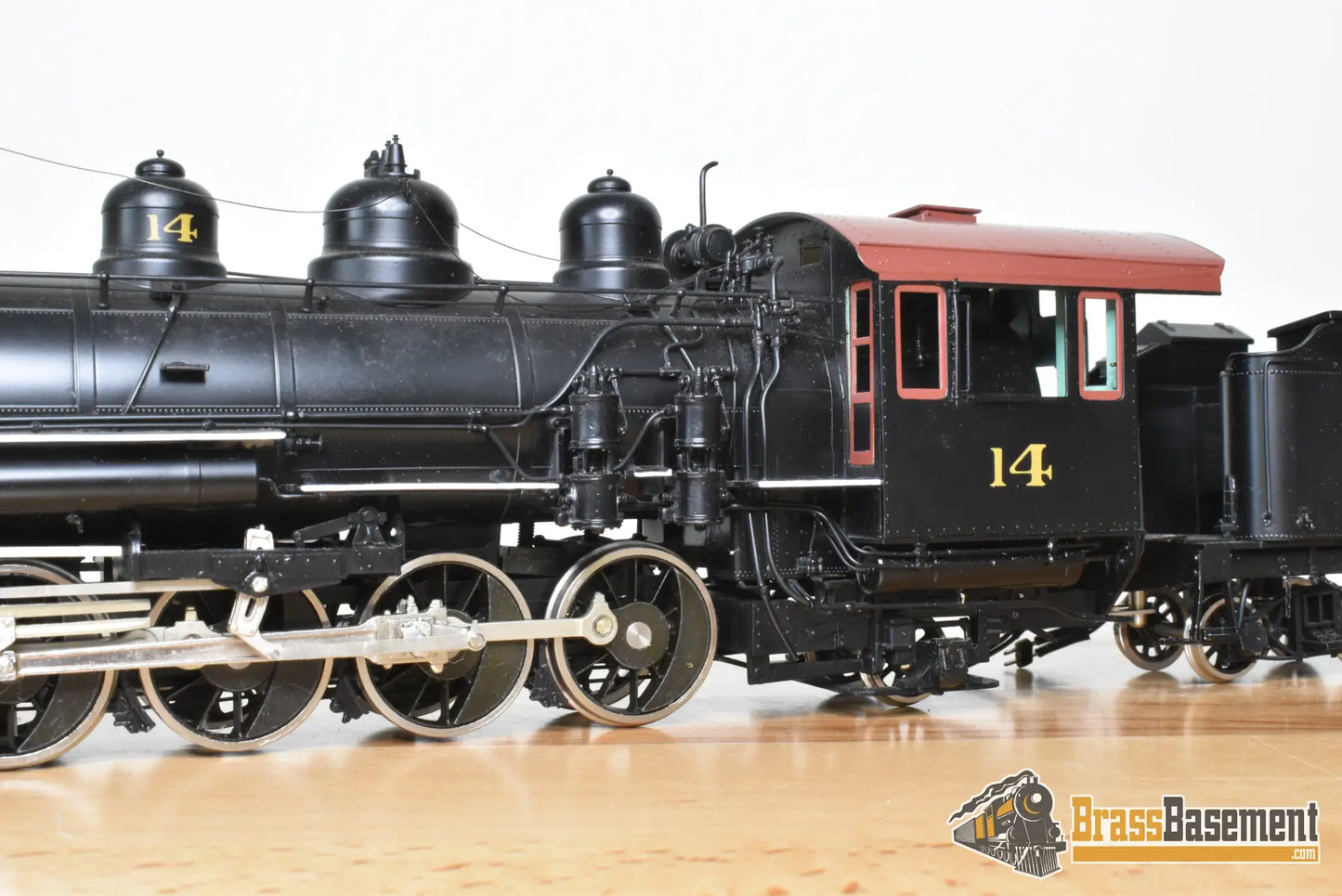 On3 Brass - Hallmark East Broad Top EBT 2-8-2 #14 - Factory Painted Samhongsa - Steam