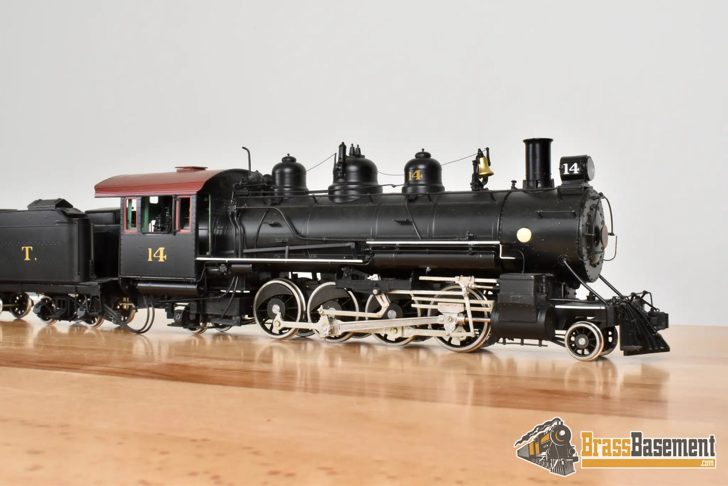 On3 Brass - Hallmark East Broad Top EBT 2-8-2 #14 - Factory Painted Samhongsa - Steam