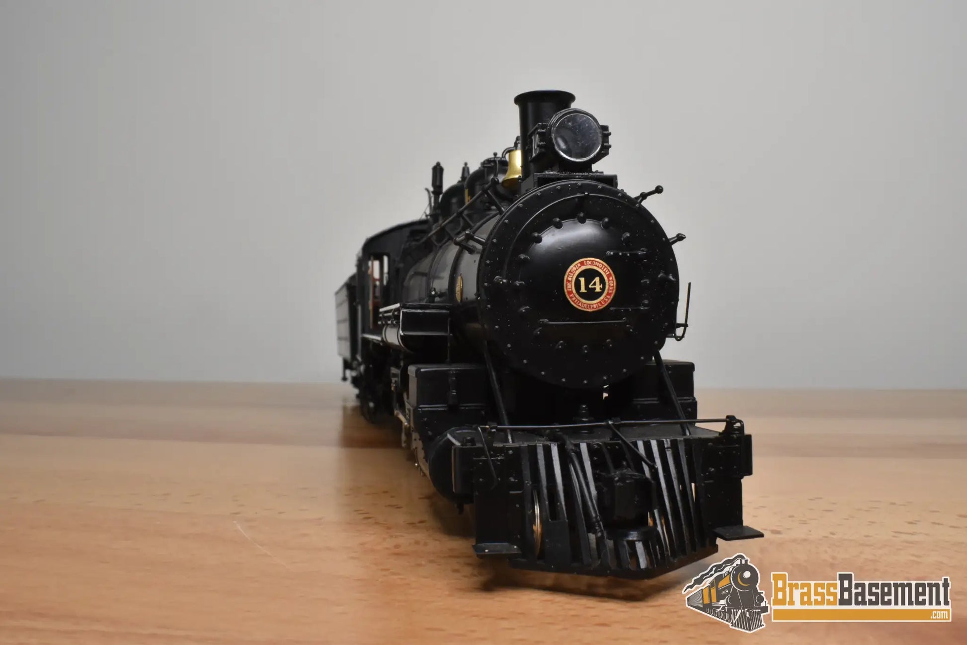 On3 Brass - Hallmark East Broad Top EBT 2-8-2 #14 - Factory Painted Samhongsa - Steam