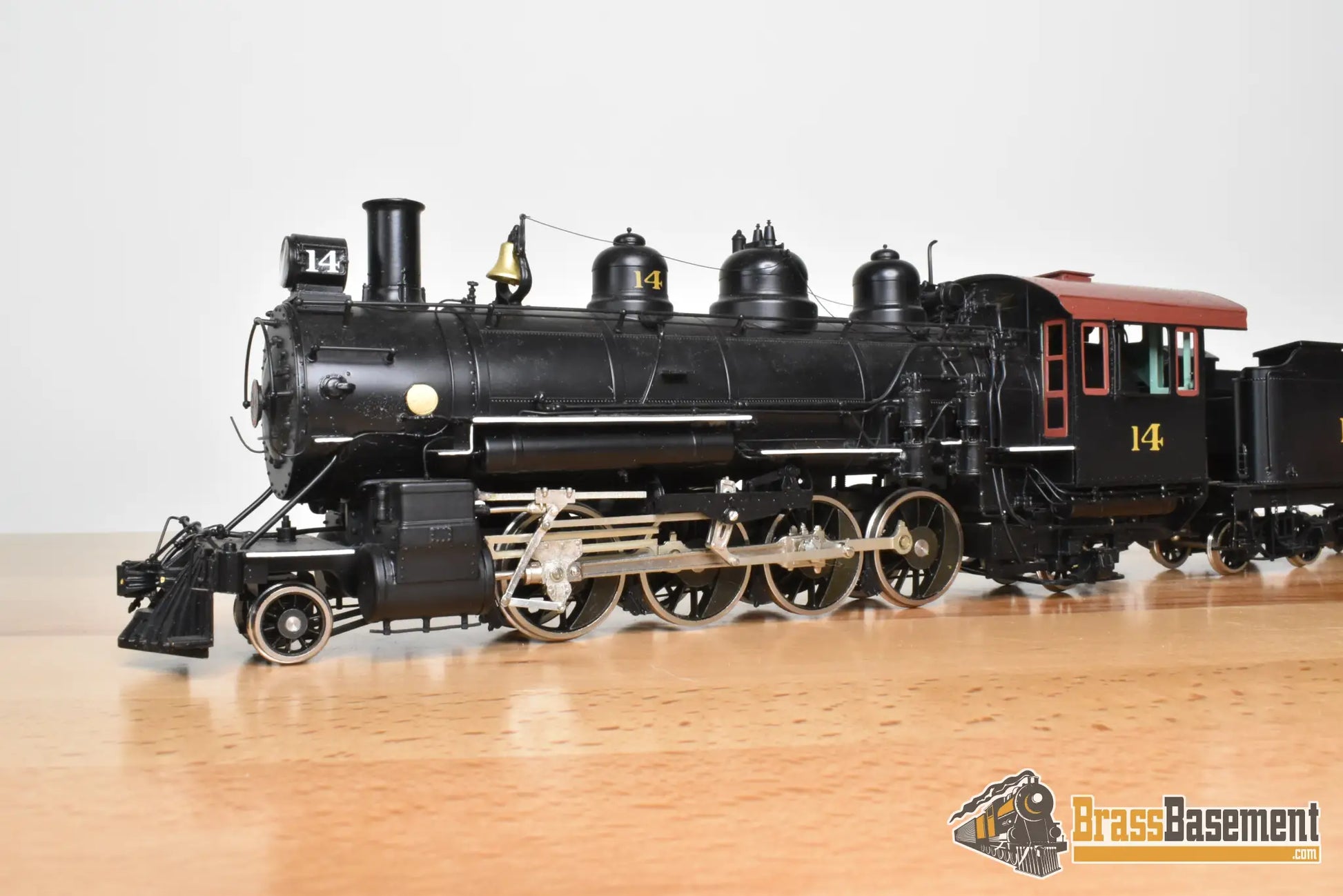 On3 Brass - Hallmark East Broad Top EBT 2-8-2 #14 - Factory Painted Samhongsa - Steam