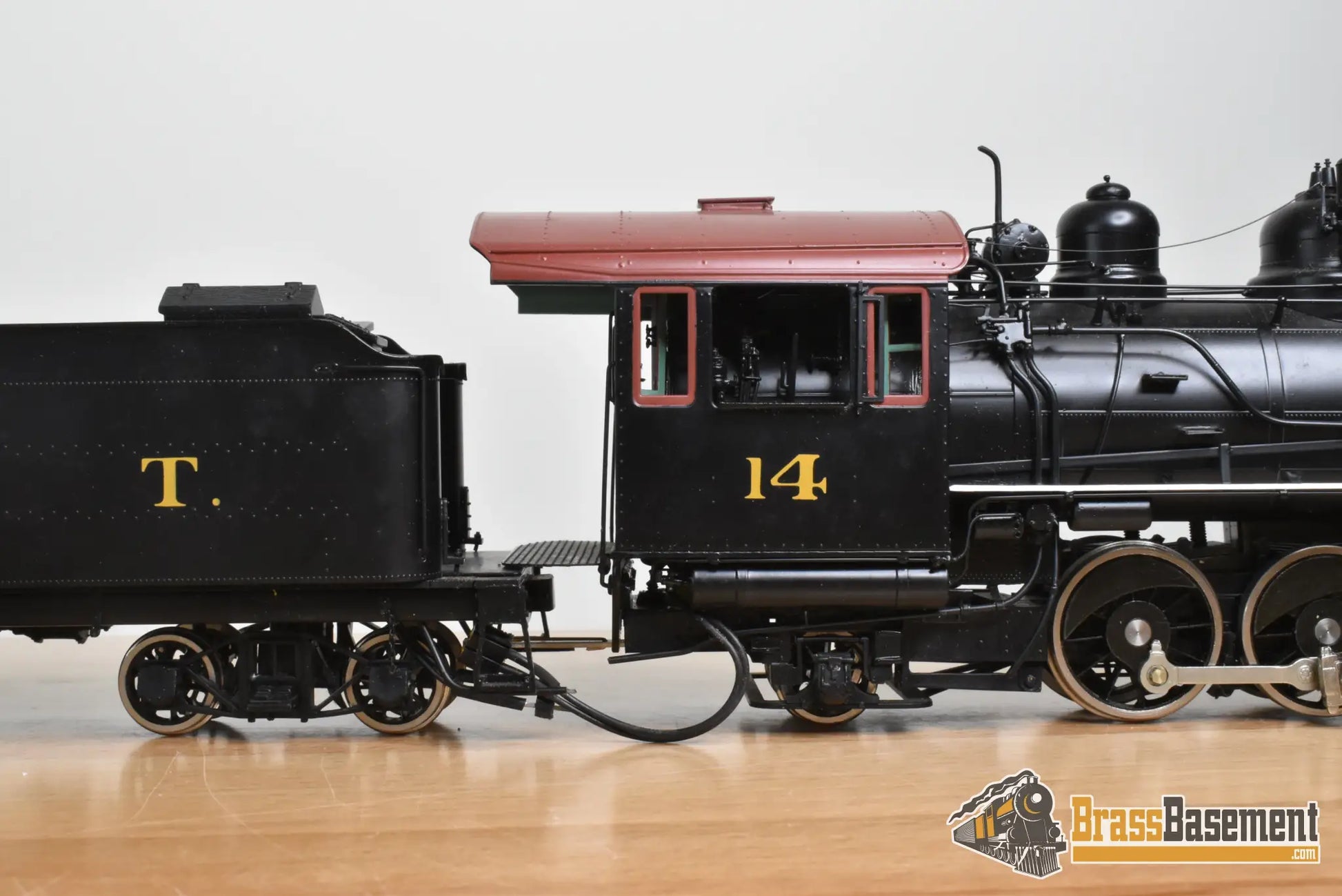 On3 Brass - Hallmark East Broad Top EBT 2-8-2 #14 - Factory Painted Samhongsa - Steam