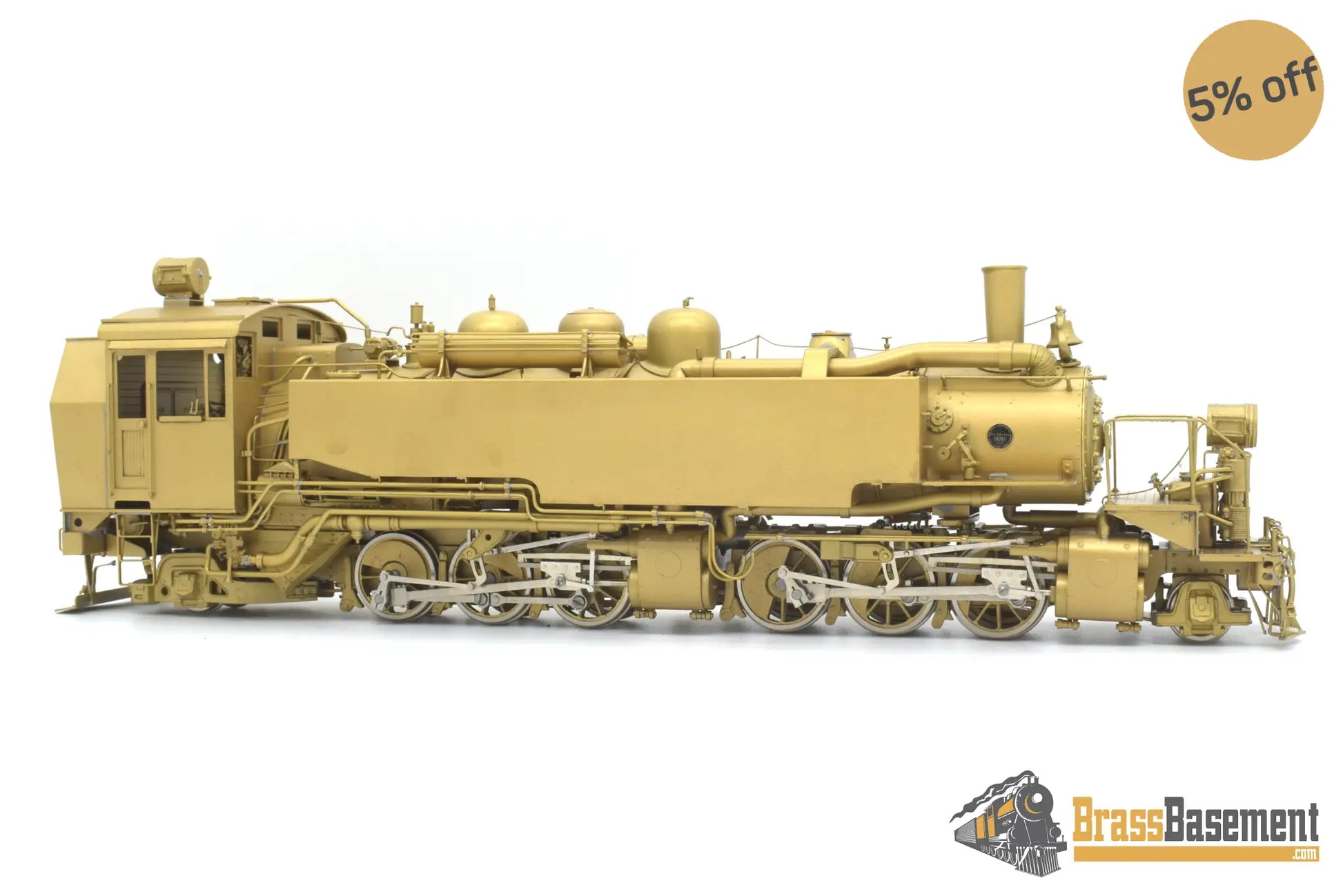 On3 Brass - Njcb Gom Uintah 2 - 6 - 6 - 2T #50 Unpainted & Stunning Steam