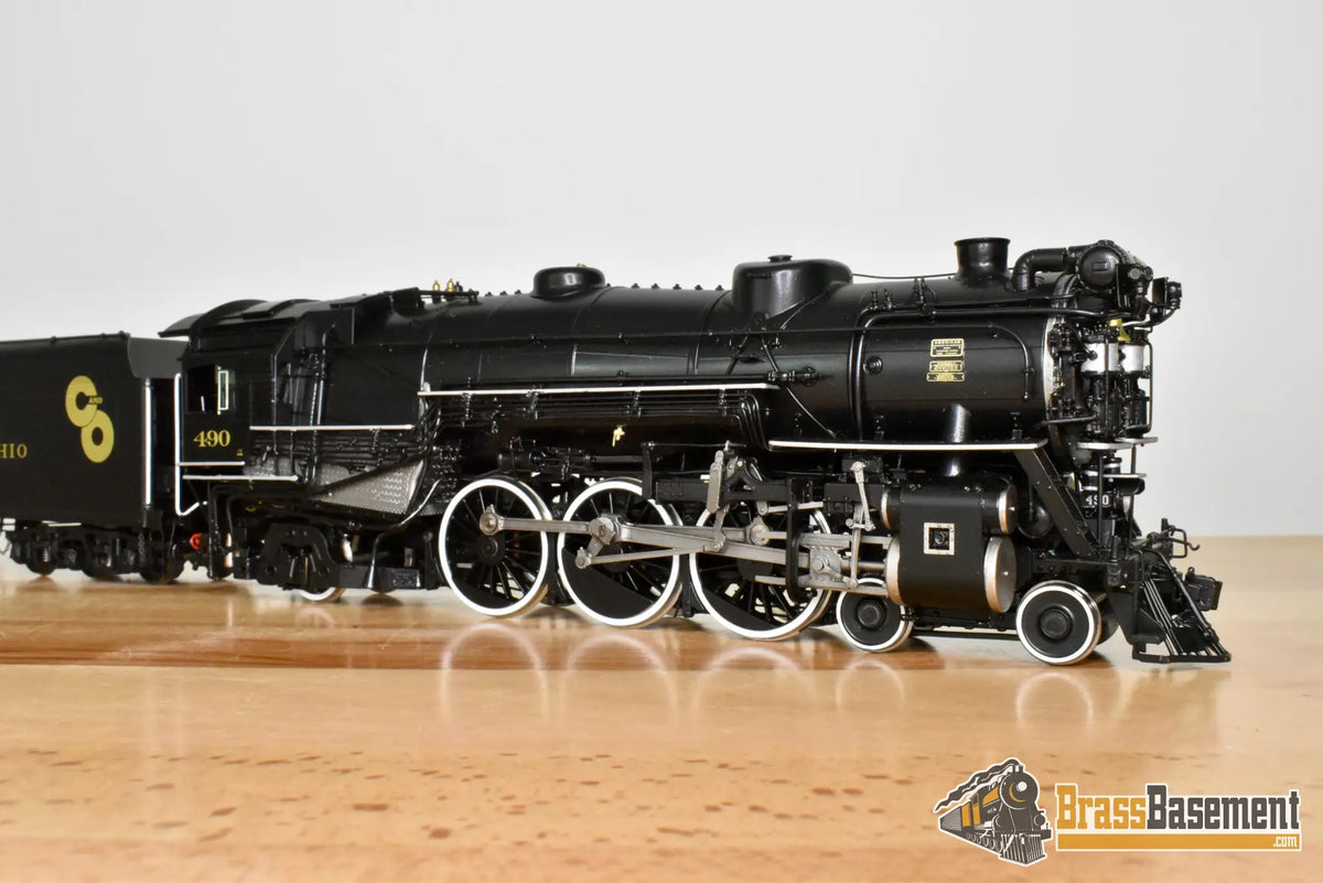 S Brass - River Raisin Models C&O Chesapeake and Ohio F-19 4-6-2 #490 George Washington - DCC Sound - Steam