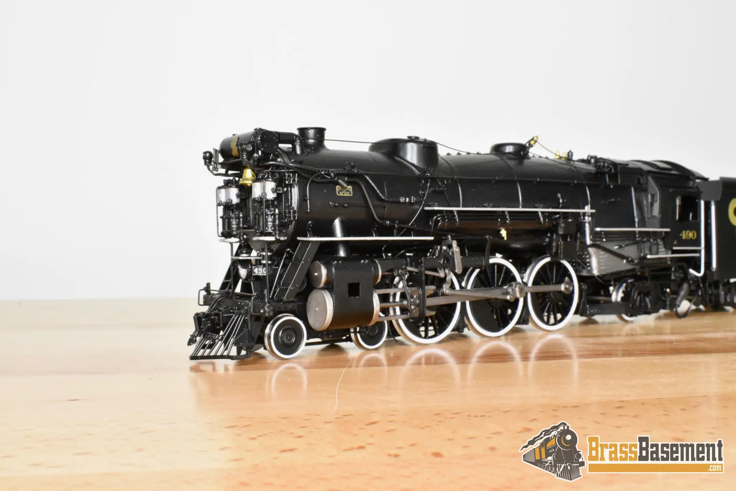 S Brass - River Raisin Models C&O Chesapeake and Ohio F-19 4-6-2 #490 George Washington - DCC Sound - Steam