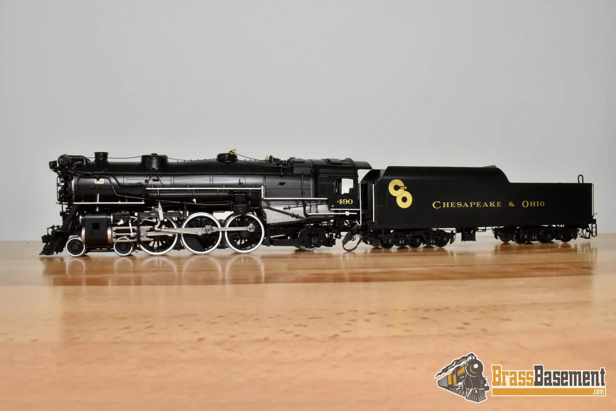 S Brass - River Raisin Models C&O Chesapeake and Ohio F-19 4-6-2 #490 George Washington - DCC Sound - Steam