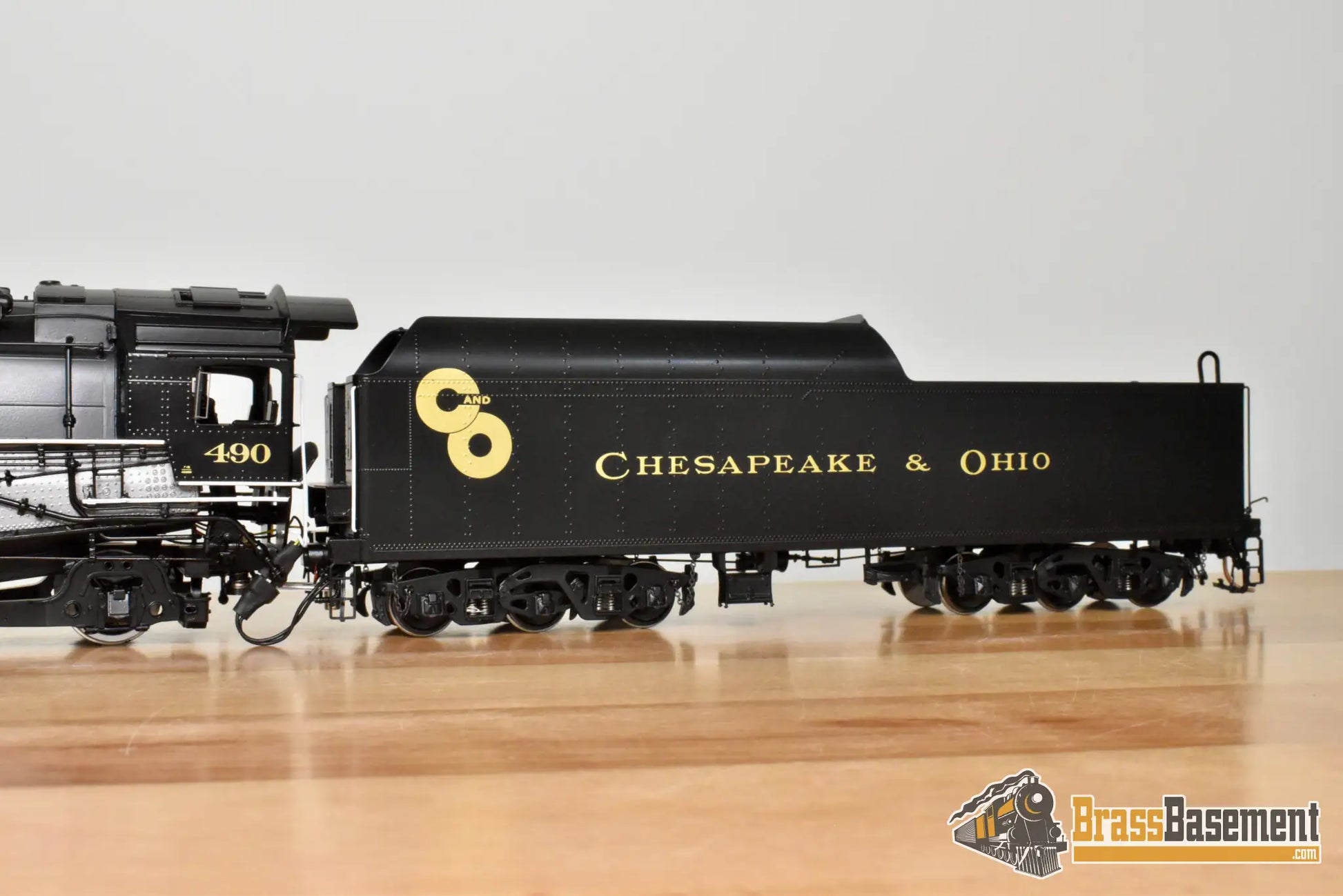 S Brass - River Raisin Models C&O Chesapeake and Ohio F-19 4-6-2 #490 George Washington - DCC Sound - Steam