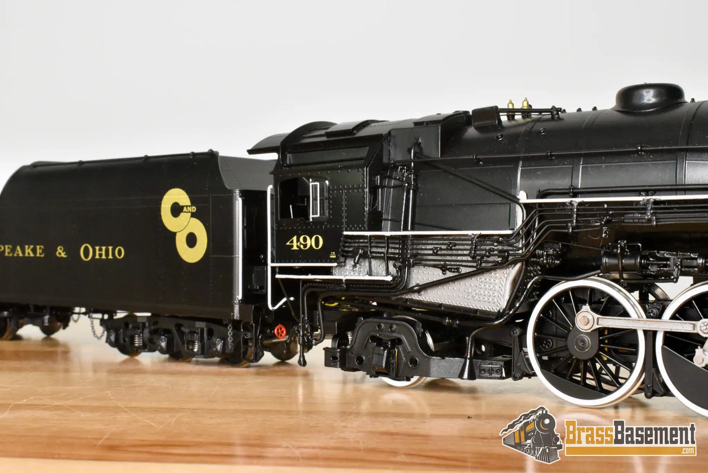 S Brass - River Raisin Models C&O Chesapeake and Ohio F-19 4-6-2 #490 George Washington - DCC Sound - Steam