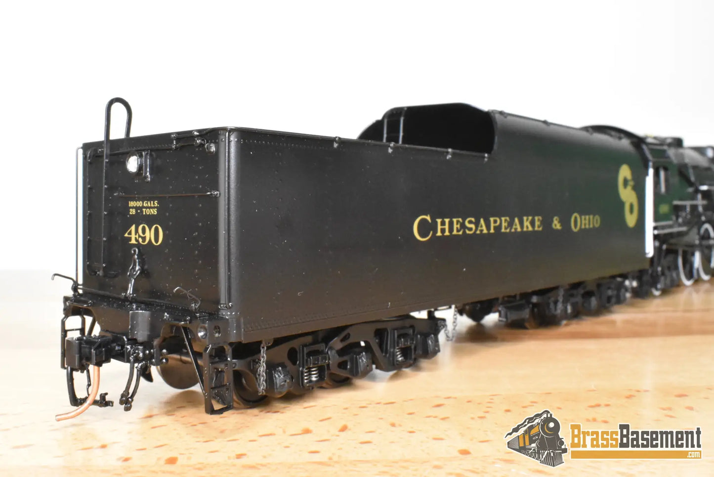 S Brass - River Raisin Models C&O Chesapeake and Ohio F-19 4-6-2 #490 George Washington - DCC Sound - Steam
