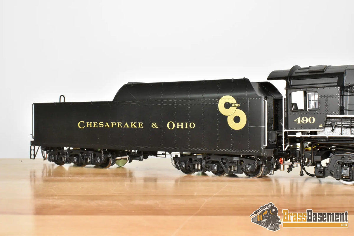 S Brass - River Raisin Models C&O Chesapeake and Ohio F-19 4-6-2 #490 George Washington - DCC Sound - Steam