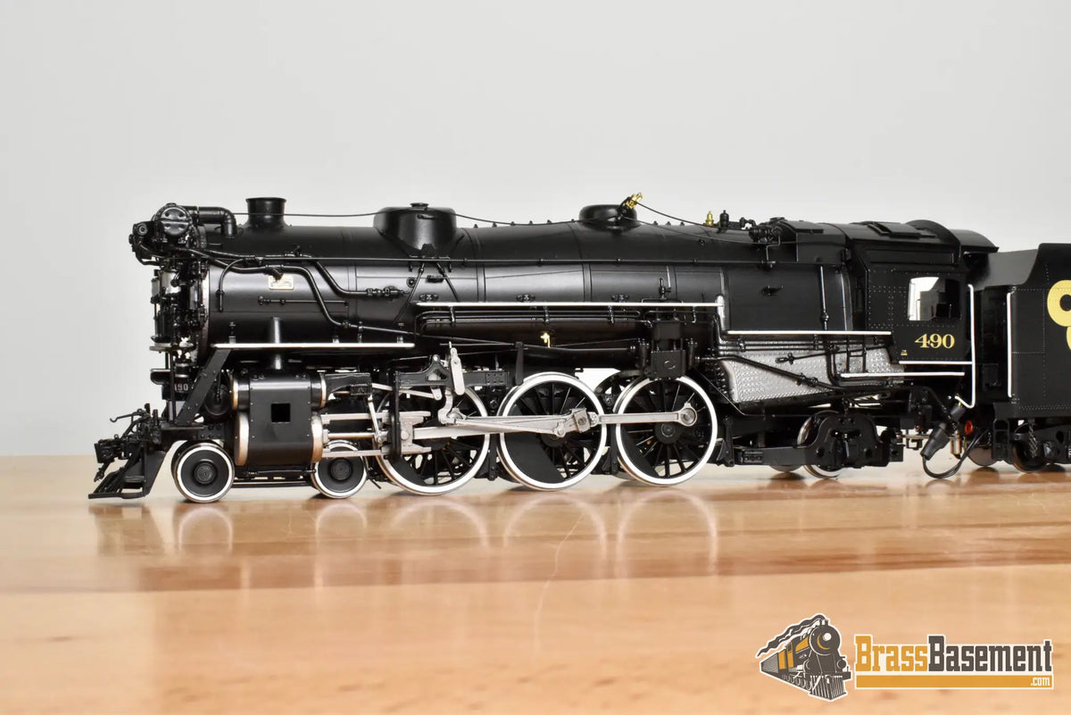S Brass - River Raisin Models C&O Chesapeake and Ohio F-19 4-6-2 #490 George Washington - DCC Sound - Steam