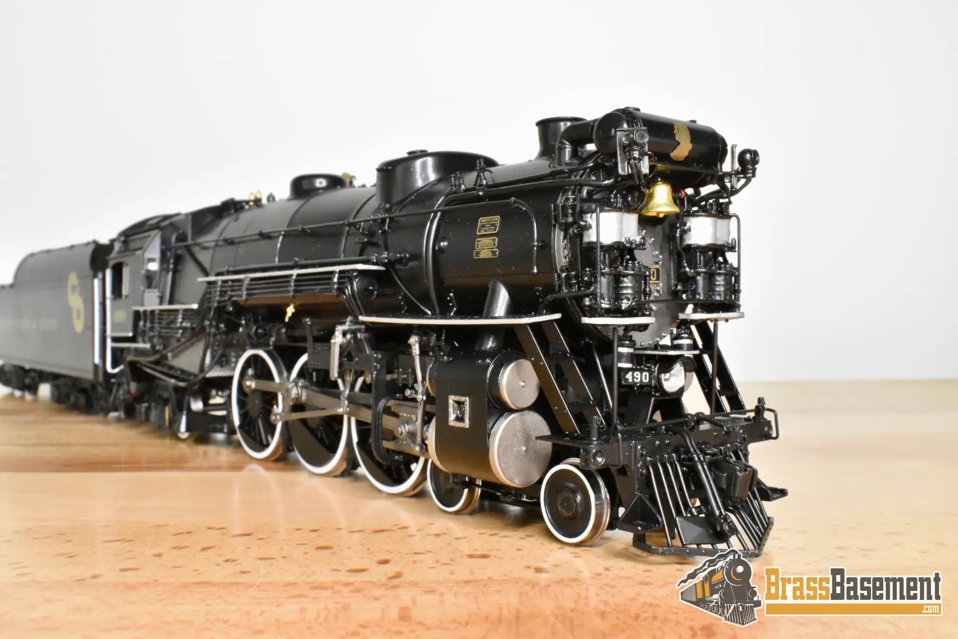 S Brass - River Raisin Models C&O Chesapeake and Ohio F-19 4-6-2 #490 George Washington - DCC Sound - Steam