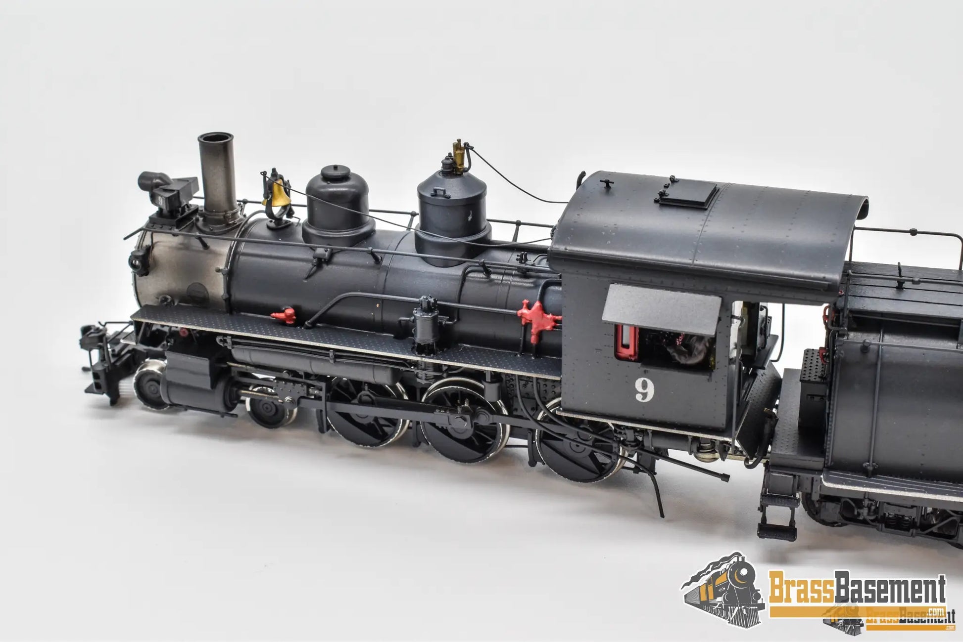 Sn3 Brass - Pbl Southern Pacific 4 - 6 - 0 #9 Foreground Model W/ Sound Steam