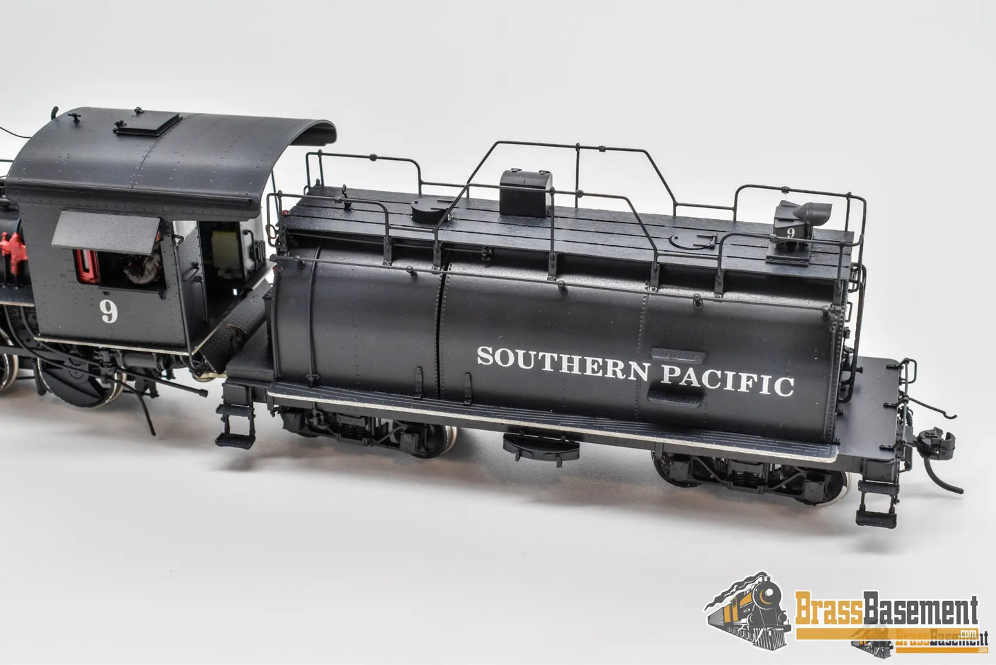 Sn3 Brass - Pbl Southern Pacific 4 - 6 - 0 #9 Foreground Model W/ Sound Steam